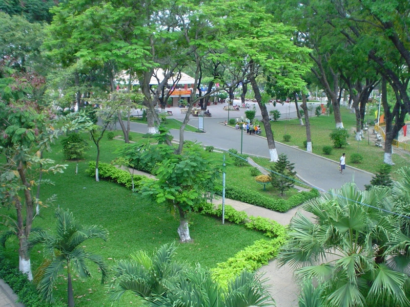 Hình ảnh công viên Hoàng Văn Thụ