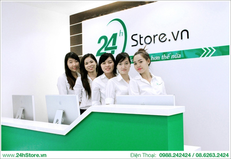 Hệ thống cửa hàng với đội ngũ nhân viên chuyên nghiệp, thân thiện