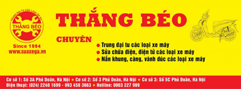 Cửa hàng sửa xe máy Thắng Béo