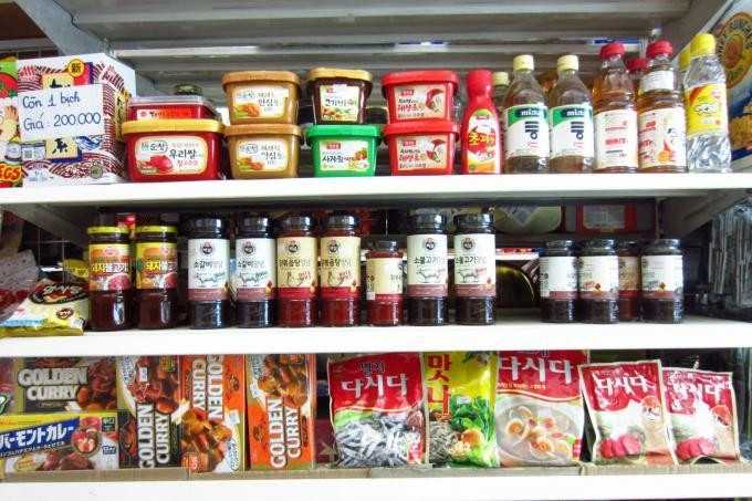 Khang Nam cung cấp đa dạng các loại thực phẩm Hàn Quốc