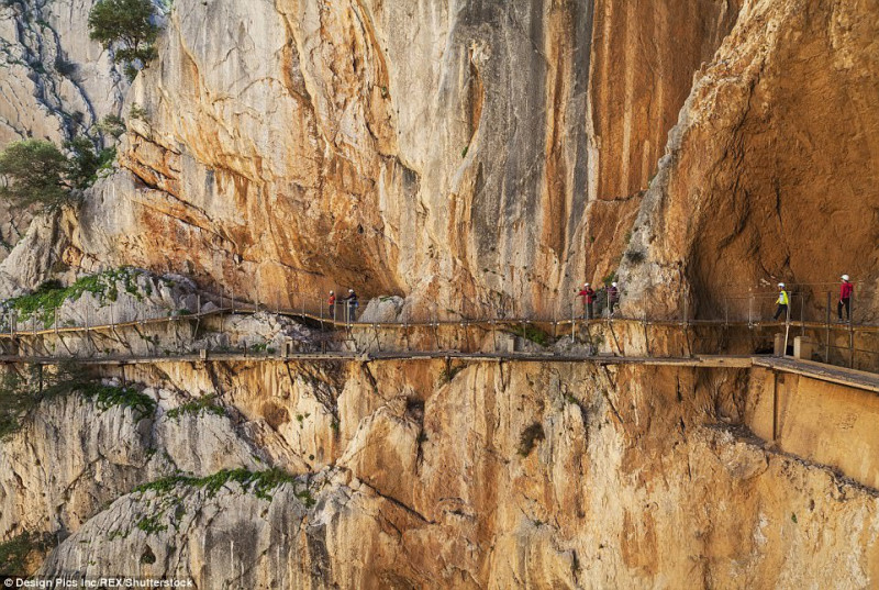 Đường bộ EI Caminito del Rey – Tây Ban Nha không dành cho những ai sợ độ cao