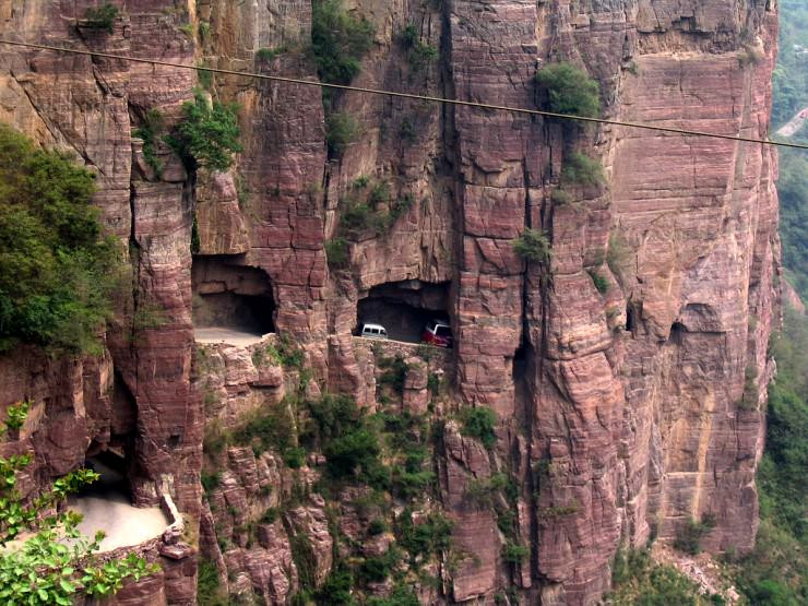 Đường hầm Guoliang – Trung Quốc được đặt theo tên của một ngôi làng