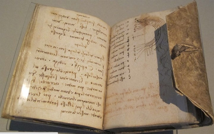Codex Leicester được biết đến là cuốn sách cổ có giá đắt nhất trên thế giới hiện nay