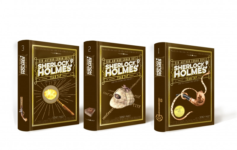 Một số hình ảnh về bộ sách Sherlock Holmes toàn tập