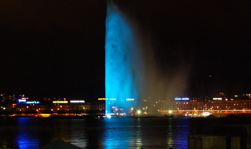 Đài phun nước Jet’d Eau ở Geneva