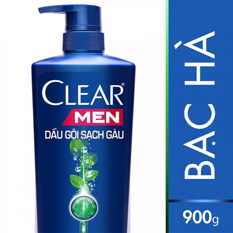 Dầu Gội Sạch Gàu Dành Cho Nam CLEAR Men Cool Sport Bạc Hà 650g