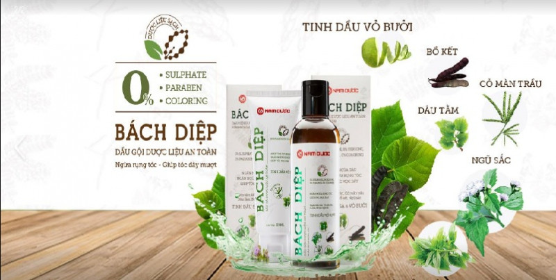 ﻿Dầu gội Bách Diệp