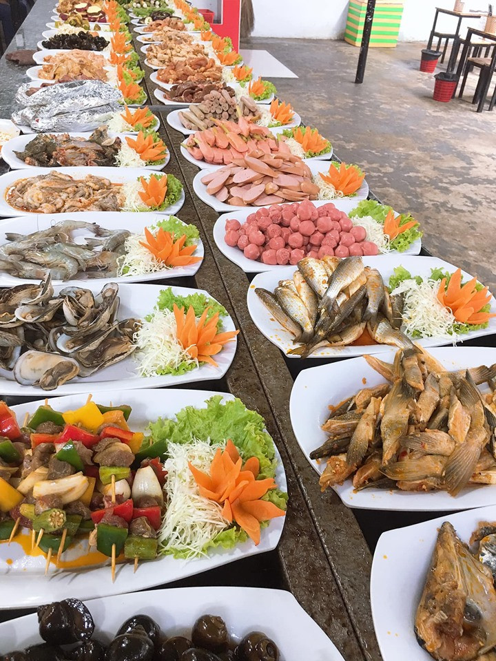 Thực đơn buffet tại Buffet 99k Vũng Tàu