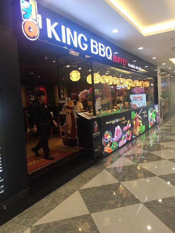 KingBBQ nằm ở tầng 4 Vincom Plaza Rạch Giá