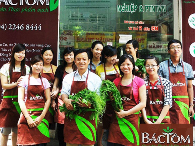 Cửa hàng rau Bác Tôm