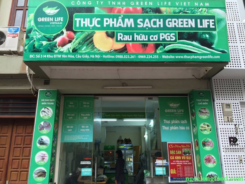 Một cửa hàng Thực phẩm Sạch GreenLife