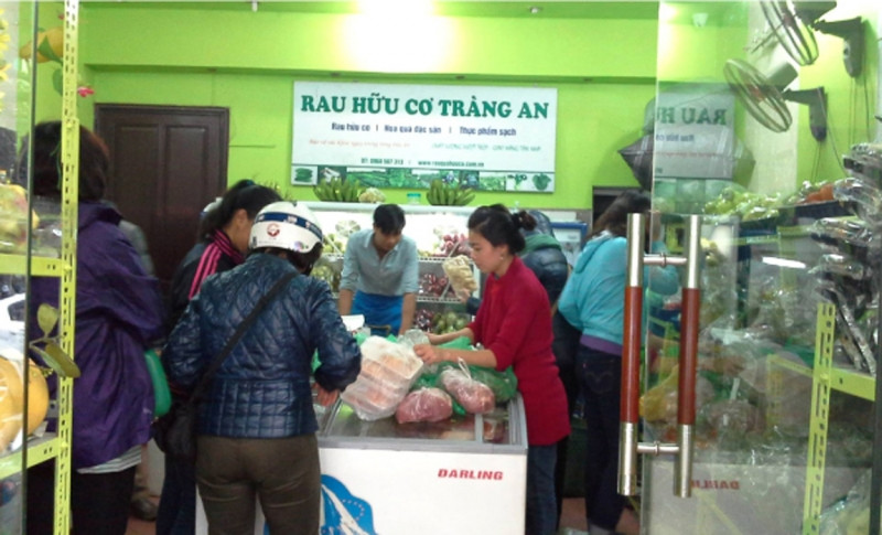 Cửa hàng Rau hữu cơ Tràng An