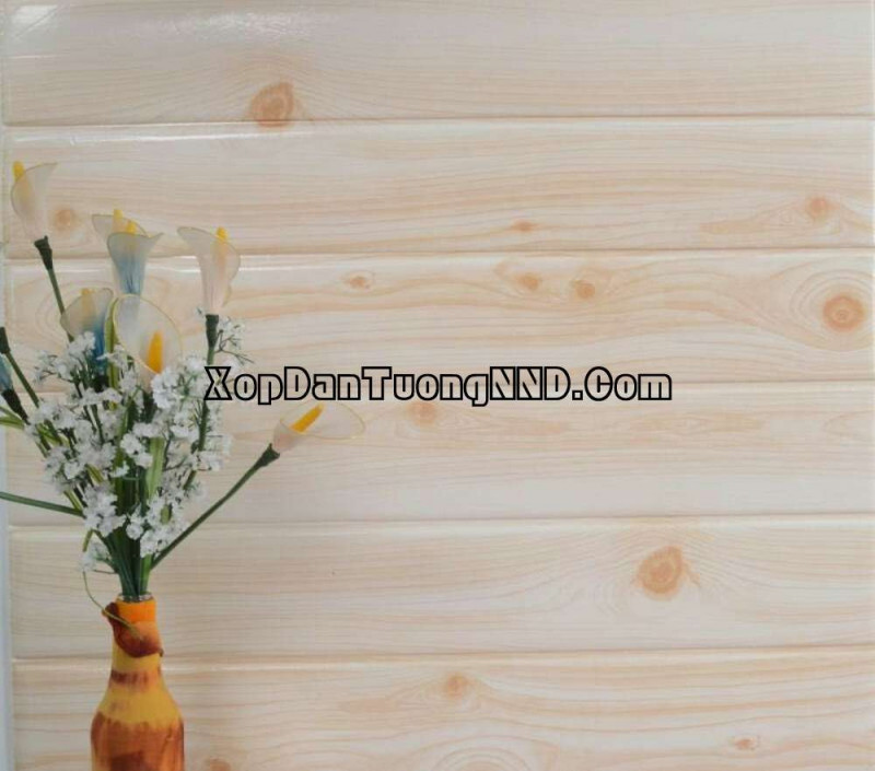 Xốp dán tường giả gỗ - sản phẩm đặc biệt của NND