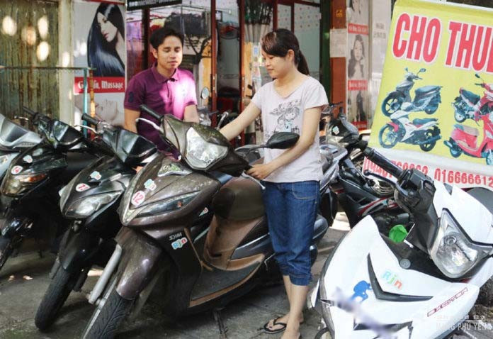 Cửa hàng cho thuê xe máy Phan Thiết - Tại Ga Phan Thiết