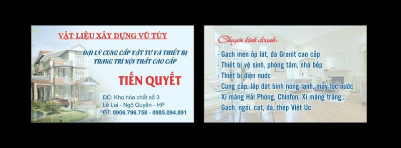 Vật liệu xây dựng Vũ Túy