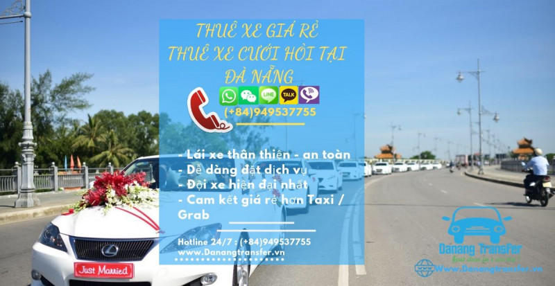 Thuê xe cưới – Danangtransfer.vn