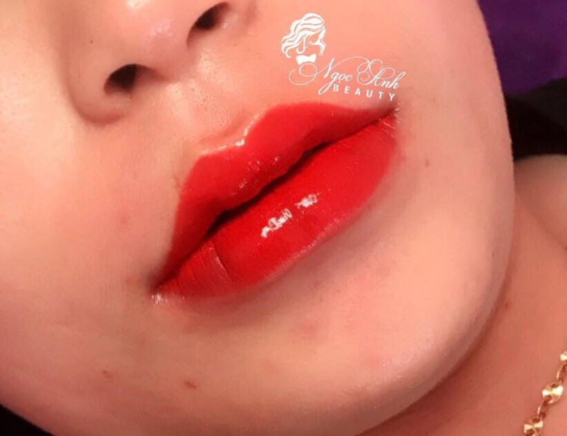Một mẫu môi rất đẹp được làm tại Ngọc Anh Beauty - Phun Xăm Thẩm Mỹ & Spa.