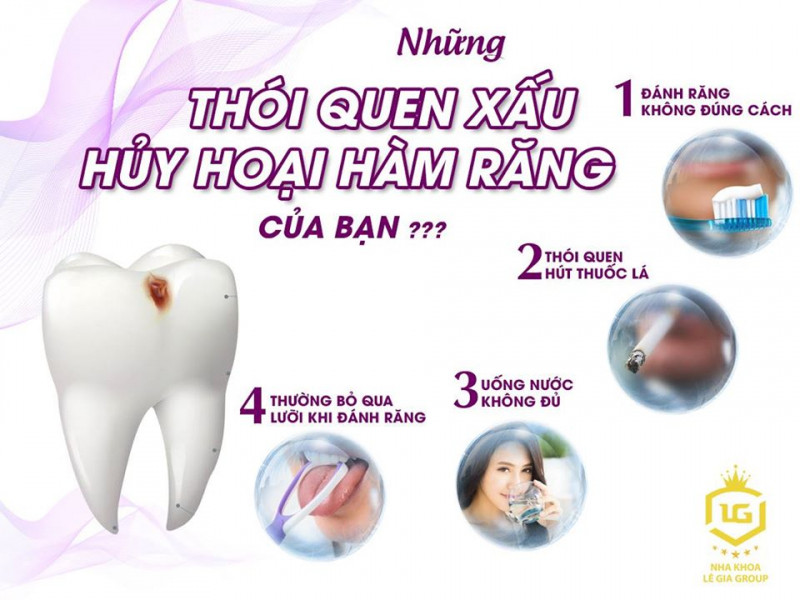 Lời khuyên của Nha khoa Lê Gia Group.