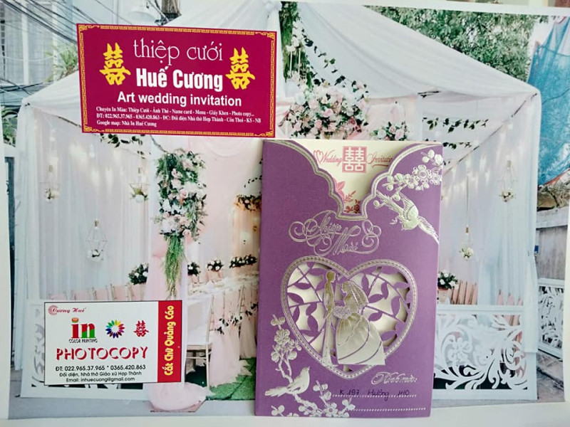 Thiệp Cưới Huế Cương