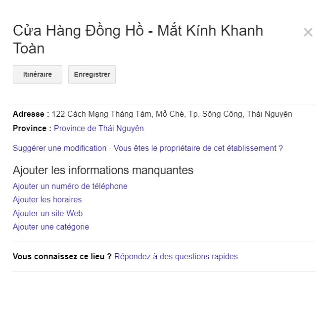 Cửa Hàng Đồng Hồ - Mắt Kính Khanh Toàn