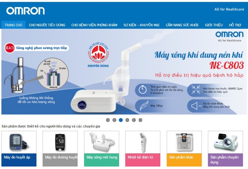 Website của Omron