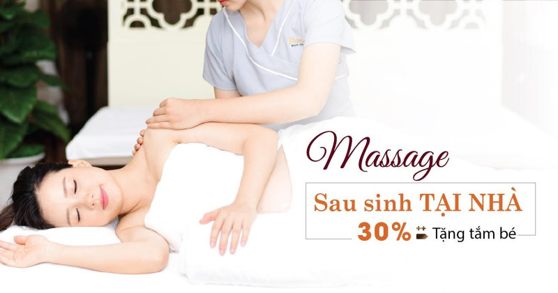 Ưu đãi tắm bé được Mama Maia Spa tặng kèm khi mẹ mua massage sau sinh hoặc massage bầu VIP