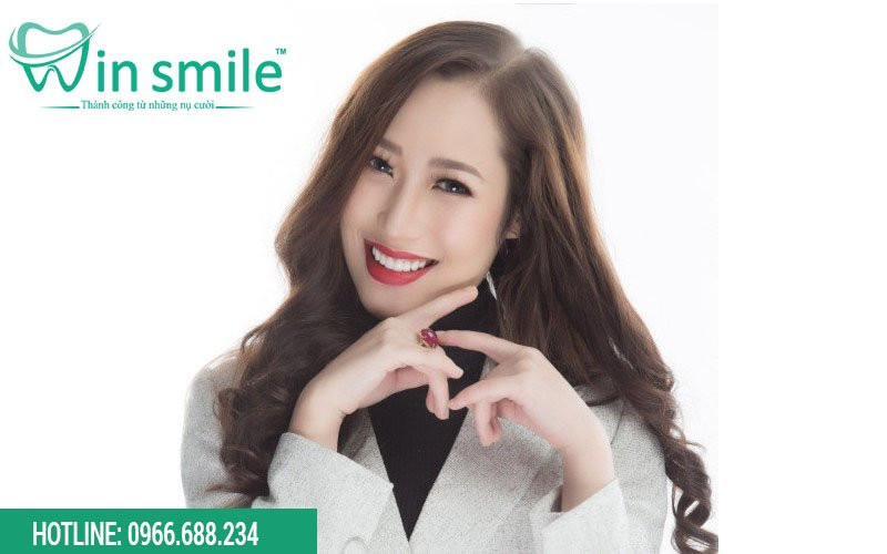 Diễn viên Thương Cin thay đổi nụ cười sau khi làm răng tại Win Smile