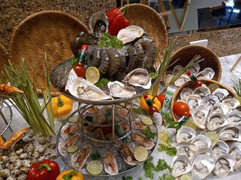 Pullman là một trong những nhà hàng cung cấp dịch vụ buffet hải sản có quy mô tại Vũng Tàu.