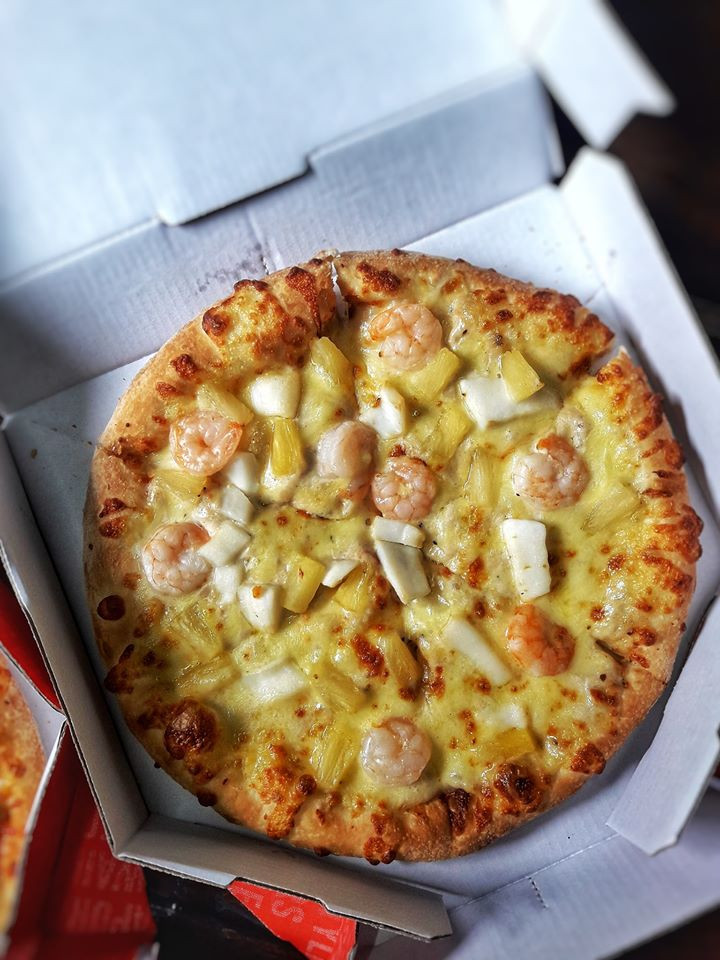 Pizza đủ tiêu chí về phần nhìn và phần vị