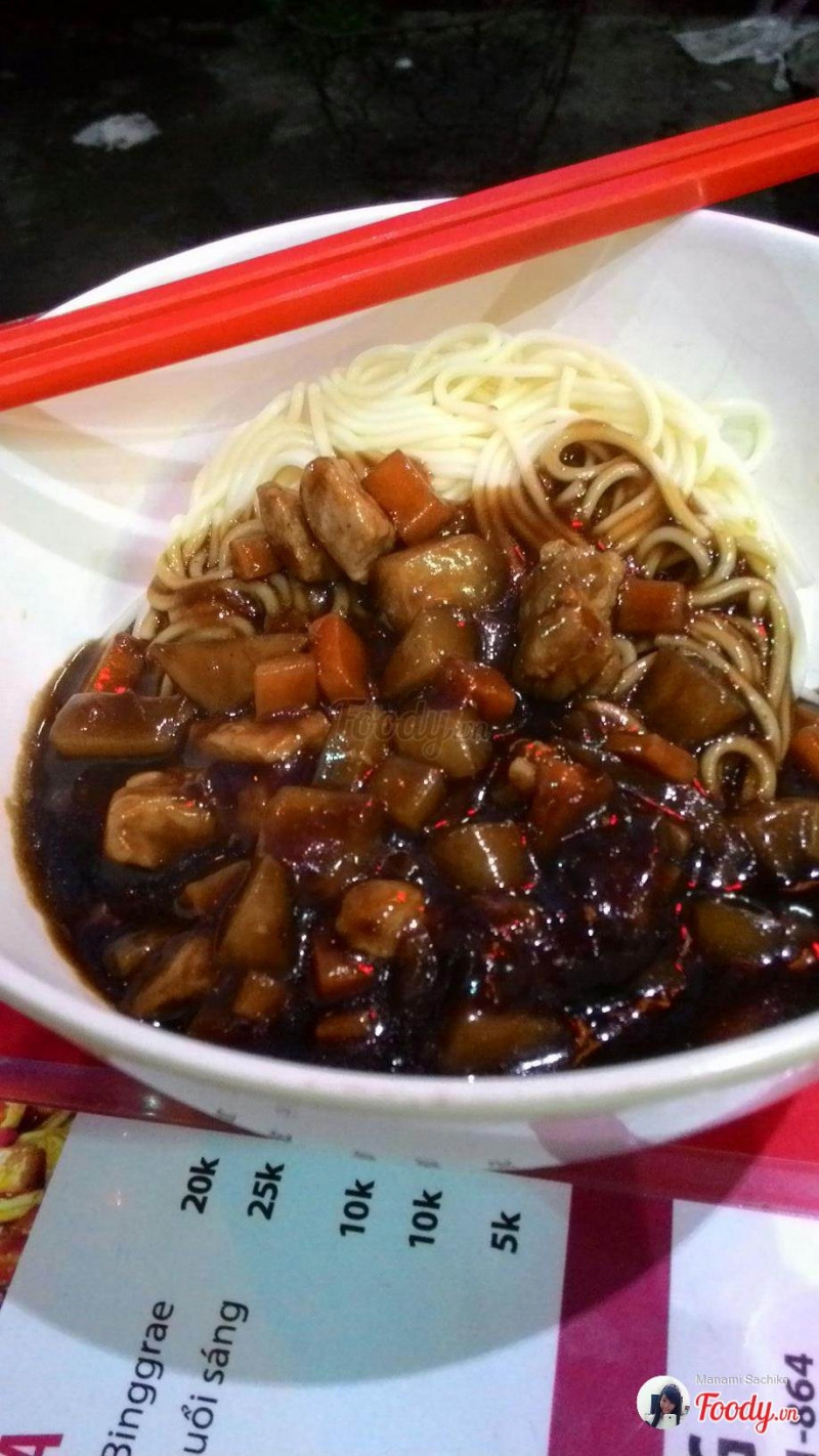 Mì tương đen - Tèobokki