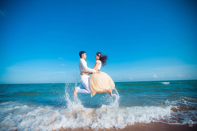 Chụp ảnh cưới tại bãi Sau, Vũng Tàu