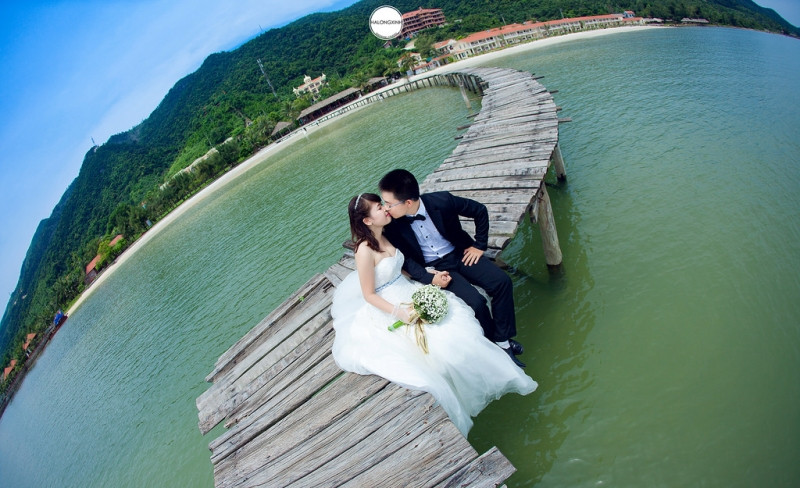 Chụp ảnh cưới tại Bãi Dài - Vân Đồn