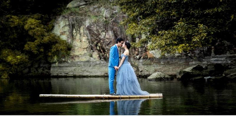 Hồ Xanh là địa điểm chụp ảnh cưới đẹp của Đà Nẵng
