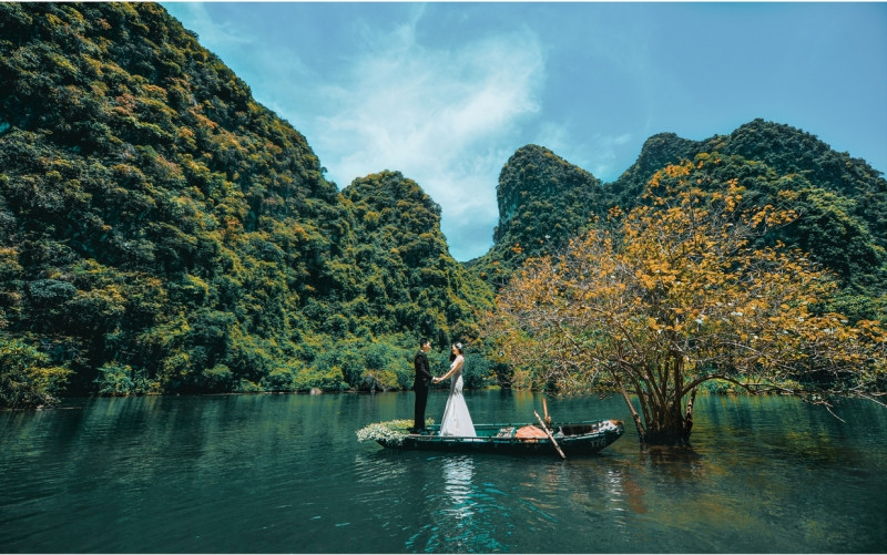 Tràng An - Ninh Bình, nơi chụp ảnh cưới đẹp ở miền Bắc
