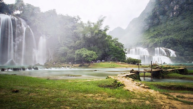 Bản Giốc được mệnh danh là thác nước đẹp nhất Việt Nam