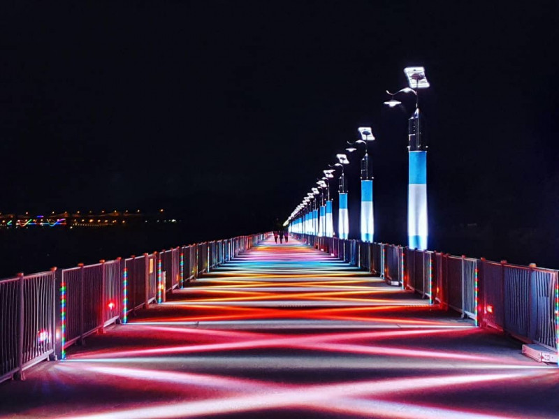“Cầu Cầu Vồng” Hồ Tangeum Ở Chungju