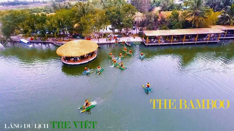 ﻿Làng du lịch Tre Việt được xây dựng với ý tưởng tự hào tinh thần con người Việt Nam