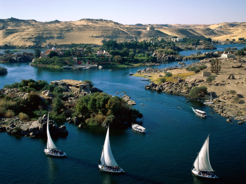 Quang cảnh thơ mộng của sông Nile