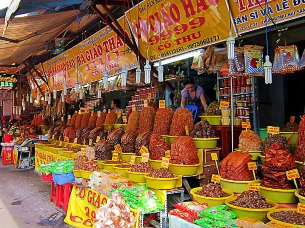 Các loại mắm đặc sản tại chợ Châu Đốc