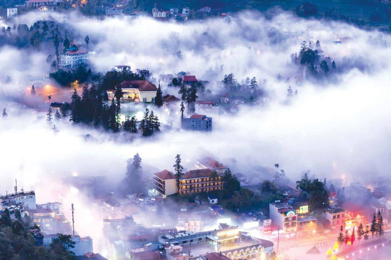 Sa Pa - thành phố mờ sương.