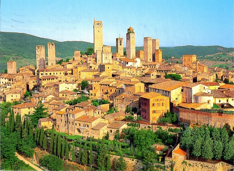 Những tòa tháp ở San Gimignano