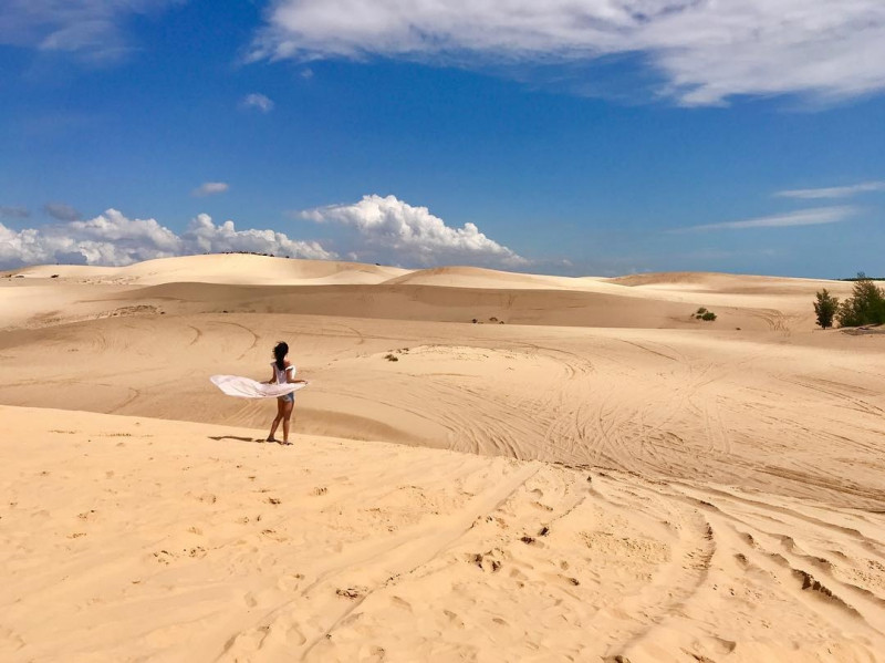 Đồi cát trắng ở Phan Thiết