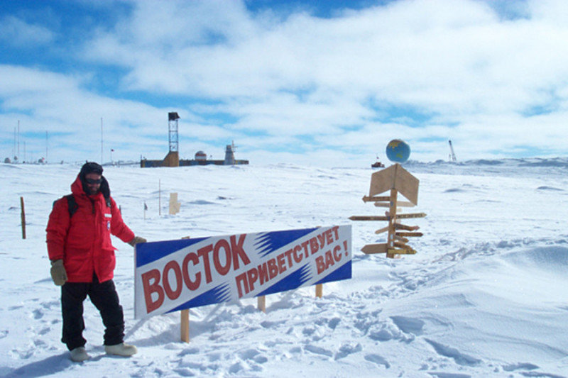 Vostok Station được xếp hạng là một trong những vùng lạnh nhất với nhiệt độ -89,2 độ C