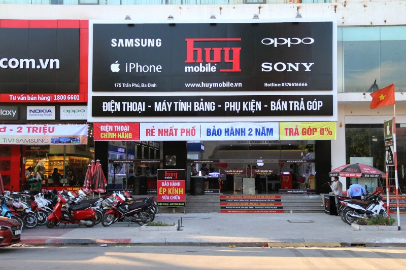Một shop của Huy mobile ở Thanh Hóa