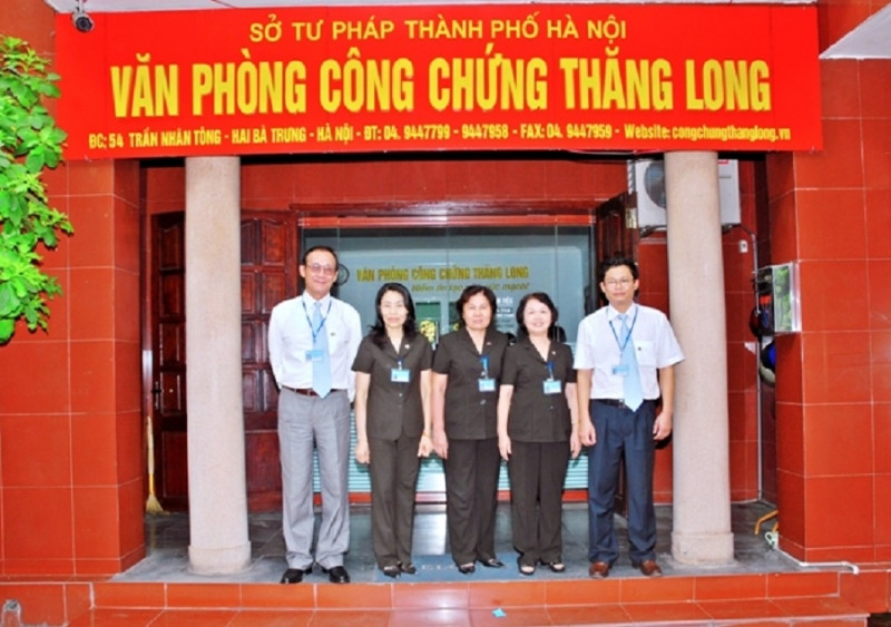Đội ngũ công chứng viên của Văn phòng công chứng Thăng Long