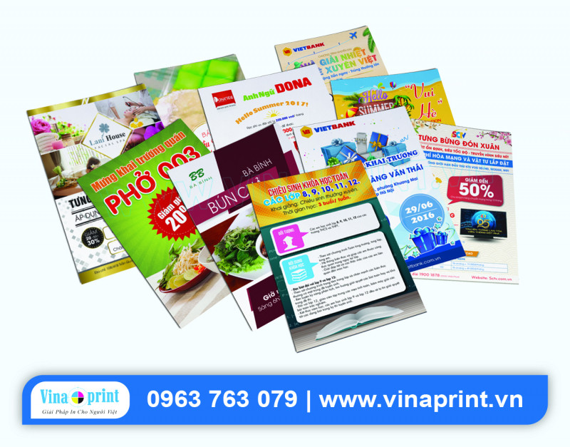 VinaPrint đã tư vấn thiết kế và in ấn cho hơn 4.999 đơn vị, khách hàng trên khắp tỉnh thành