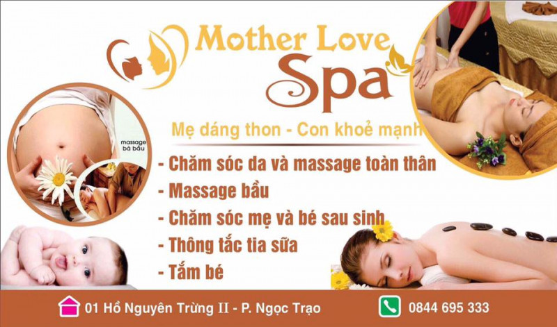 Một số dịch vụ tại Mother love spa