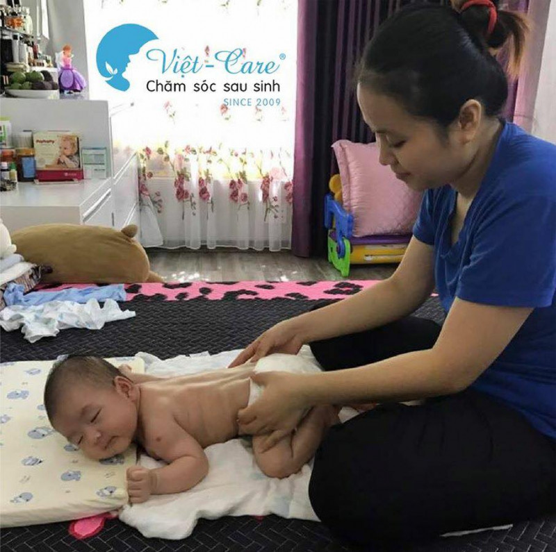 Massage giúp bé thoải mái, ngủ ngon..