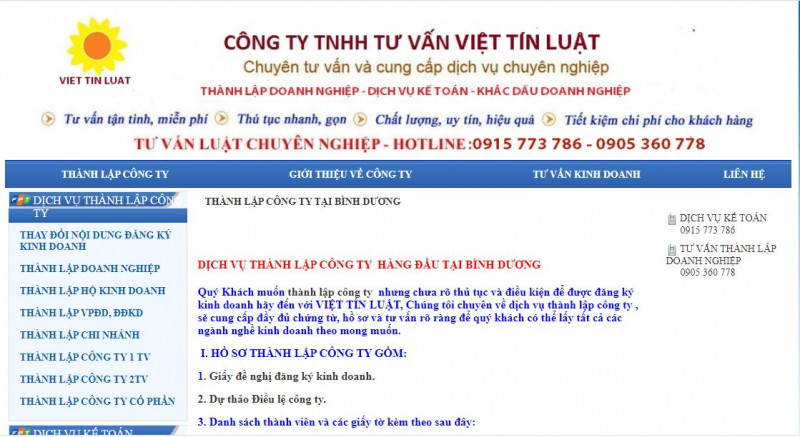 Công ty TNHH tư vấn Việt Tín Luật