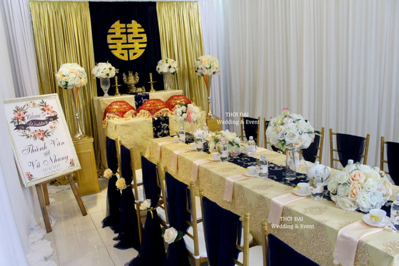 Dịch vụ trang trí tiệc cưới của Thời Đại Wedding & Event